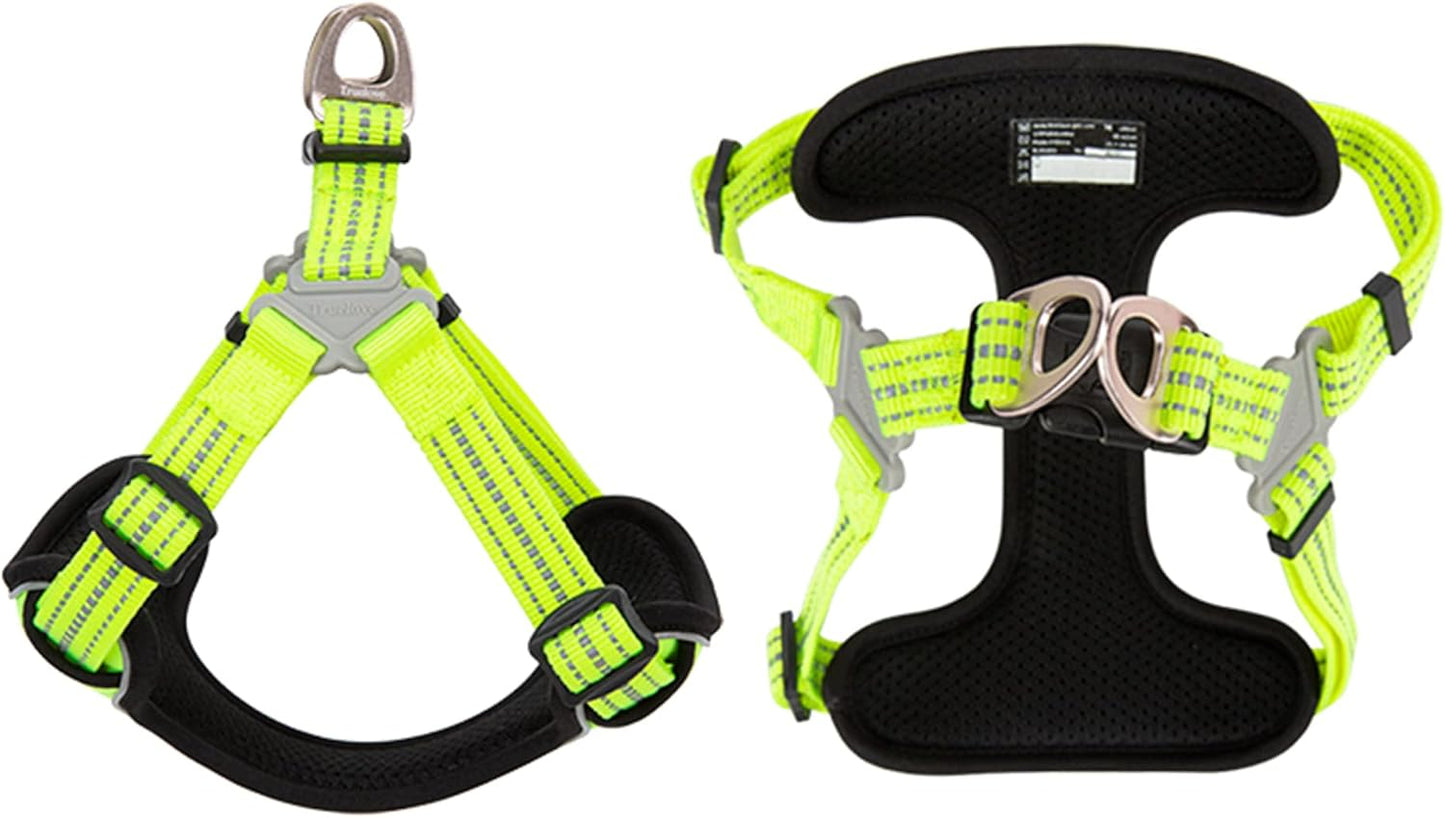 Dog Harness TLH5991 anti Pull Safety Vest Step-In Style Harness for More Comfort and Less Tug Reflective Pet Harness by Truelove