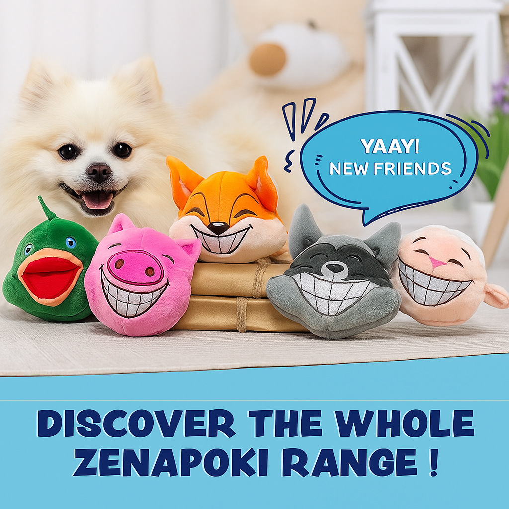 3-in-1 Squeaky Dog Toy for Aggressive Chewers