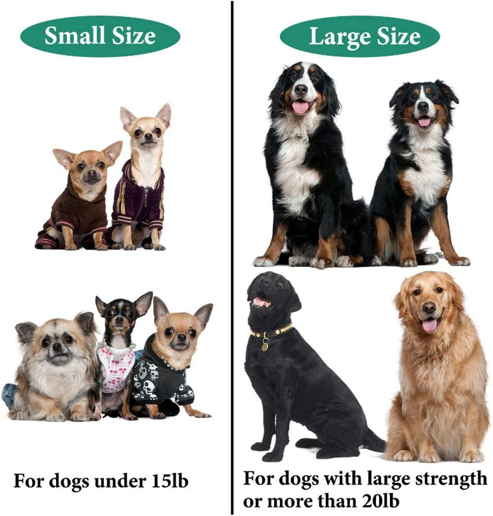 Dog Leash Extender, Shock Absorber Bungee Leash Attachment, Durable Nylon Dog Tie Out Extension with Stainless Steel Swivel Clips