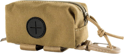 Doggy Poop Bag Holder Zipper Dog Waste Bag Pouch Leash Attachment for Walking Training Running Hiking