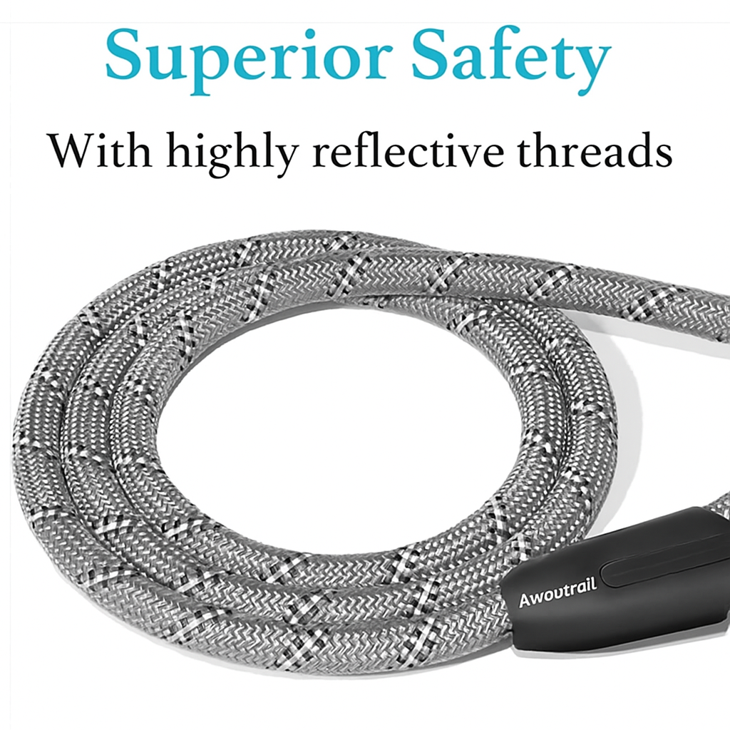 Slip Lead Dog Leash 6FT – Durable Training Rope with Padded Handle