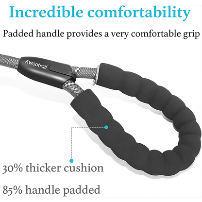 Slip Lead Dog Leash 6FT – Durable Training Rope with Padded Handle