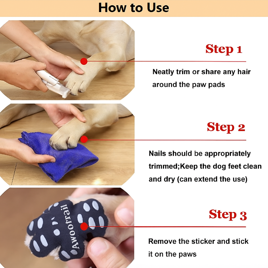 Dog Paw Protector Pads – Non-Slip, Durable & All-Season Paw Covers