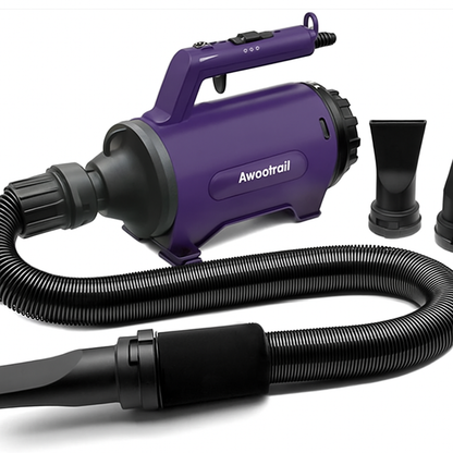 High Velocity Dog Dryer – Pet Grooming Hair Blower with Adjustable Speed and Heat
