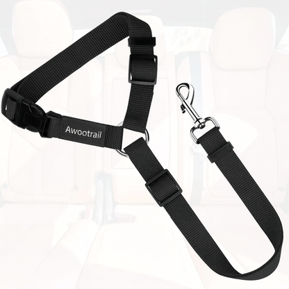 Adjustable Dog Car Seat Belt – Headrest Safety Restraint Harness for Pets