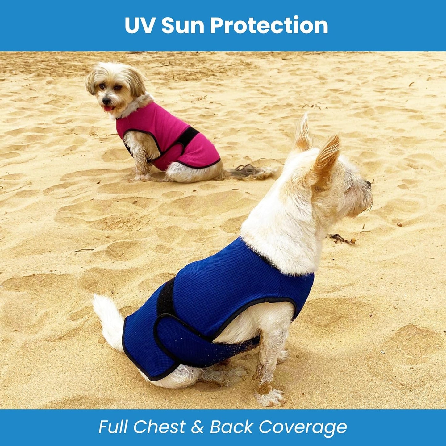 Dog Cooling Vest – Lightweight Evaporative Shirt with UV Protection for Small, Medium, and Large Dogs – Breathable Soft Fabric for Hot Weather (XS, Rose Pink)