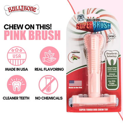 Peppermint Superbrush Chew Dog Toy, Single Pack