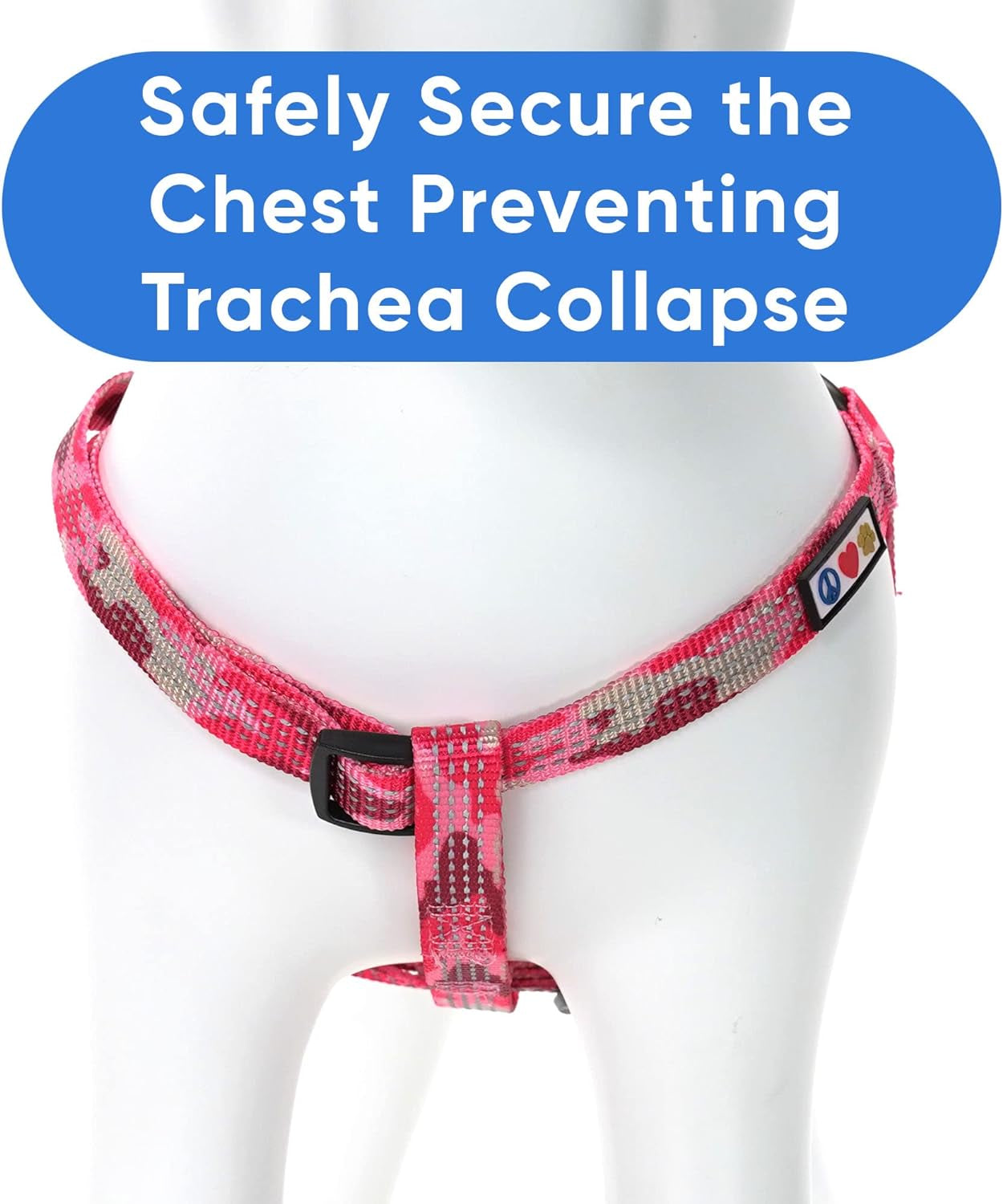 Dog Harness for Large Dogs Camouflage Pink Dog Harness Step in from a Senior Dog to a Puppy Harness Adjustable Reflective Dog Harness S Reflective Dog Vest