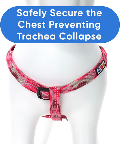 Dog Harness for Large Dogs Camouflage Pink Dog Harness Step in from a Senior Dog to a Puppy Harness Adjustable Reflective Dog Harness S Reflective Dog Vest