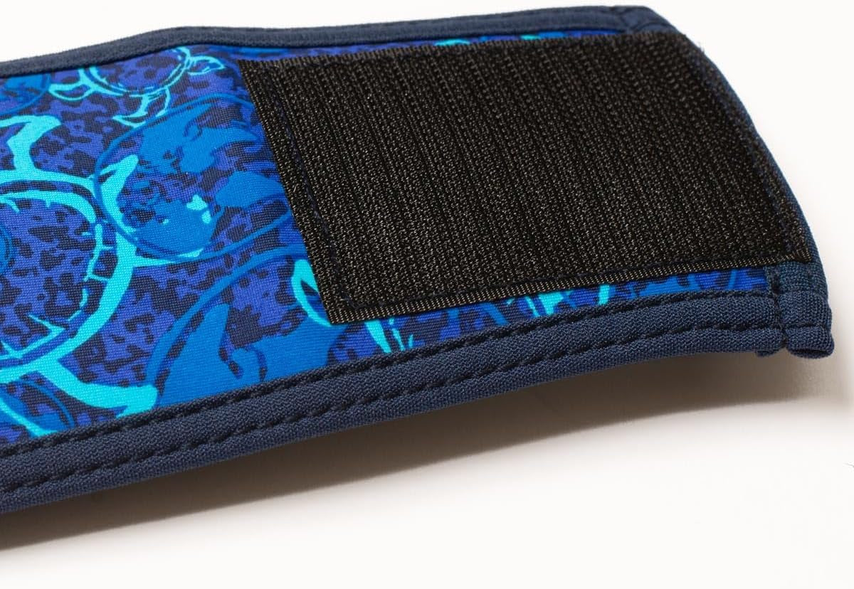 Male Dog Belly Band, Washable and Reusable, Global Tuga Blue, Small