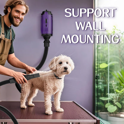 Dog Dryer High Velocity Professional Dog/Pet Grooming Force Hair Dryer/Blower