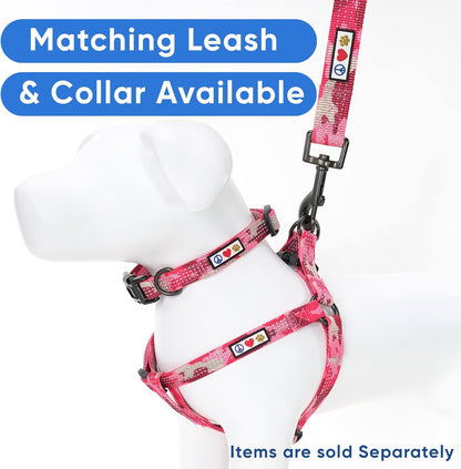Dog Harness for Large Dogs Camouflage Pink Dog Harness Step in from a Senior Dog to a Puppy Harness Adjustable Reflective Dog Harness S Reflective Dog Vest