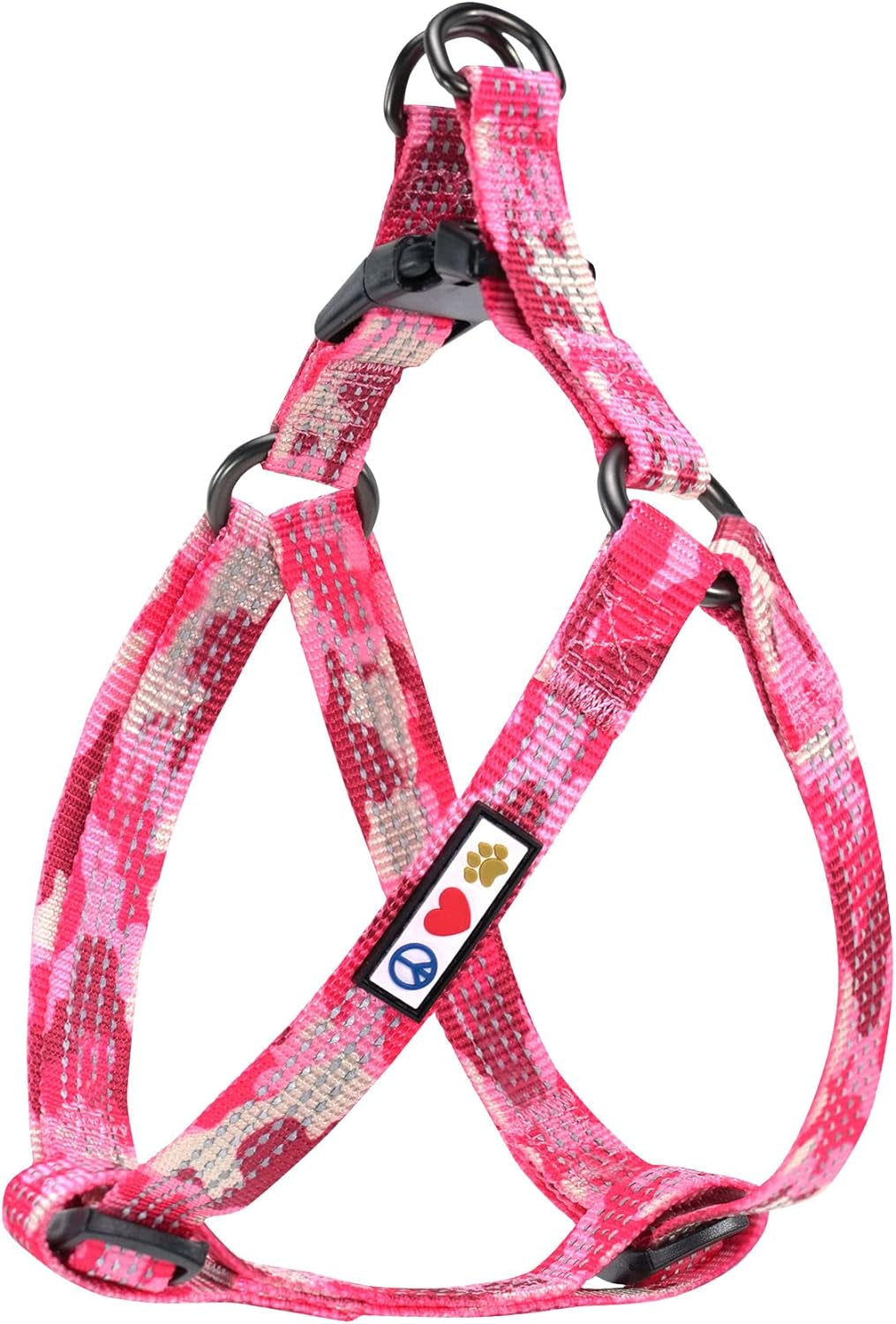 Dog Harness for Large Dogs Camouflage Pink Dog Harness Step in from a Senior Dog to a Puppy Harness Adjustable Reflective Dog Harness S Reflective Dog Vest