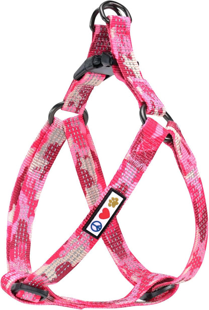 Dog Harness for Large Dogs Camouflage Pink Dog Harness Step in from a Senior Dog to a Puppy Harness Adjustable Reflective Dog Harness S Reflective Dog Vest