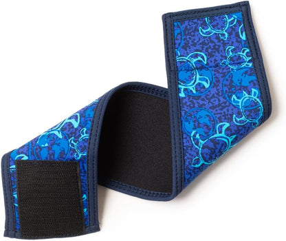 Male Dog Belly Band, Washable and Reusable, Global Tuga Blue, Small