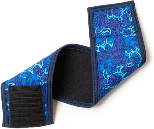 Male Dog Belly Band, Washable and Reusable, Global Tuga Blue, Small