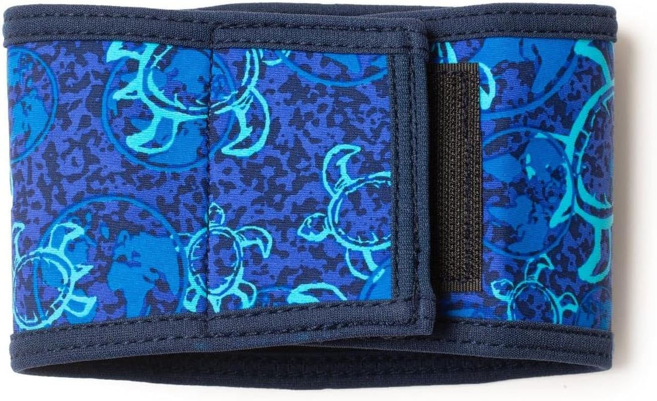 Male Dog Belly Band, Washable and Reusable, Global Tuga Blue, Small
