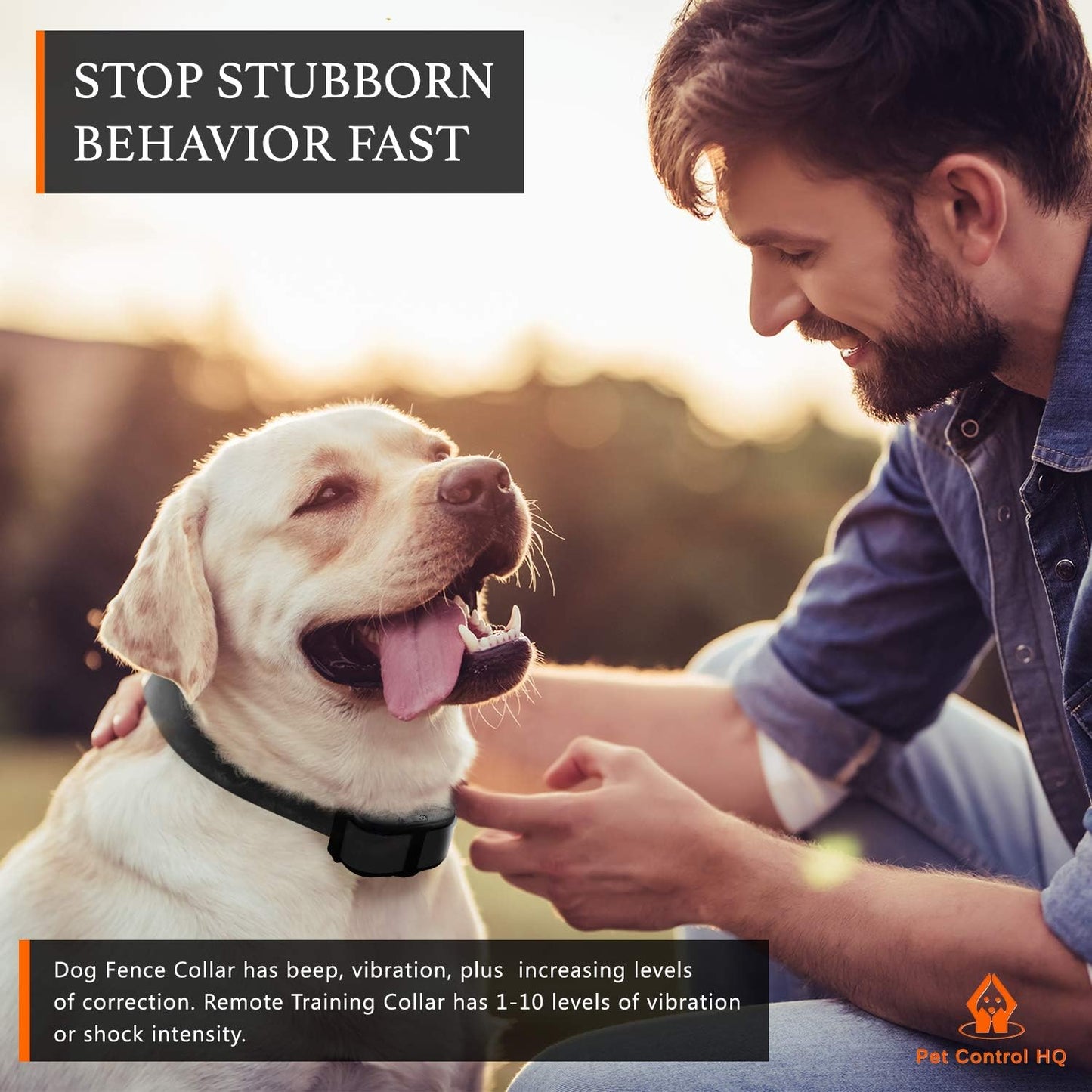 Wireless Dog Fence System - Dog Fence Electric Shock Collar Training with Remote - Pet Containment System with Fence Wire Underground Perimeter (2 Dogs with Remote)