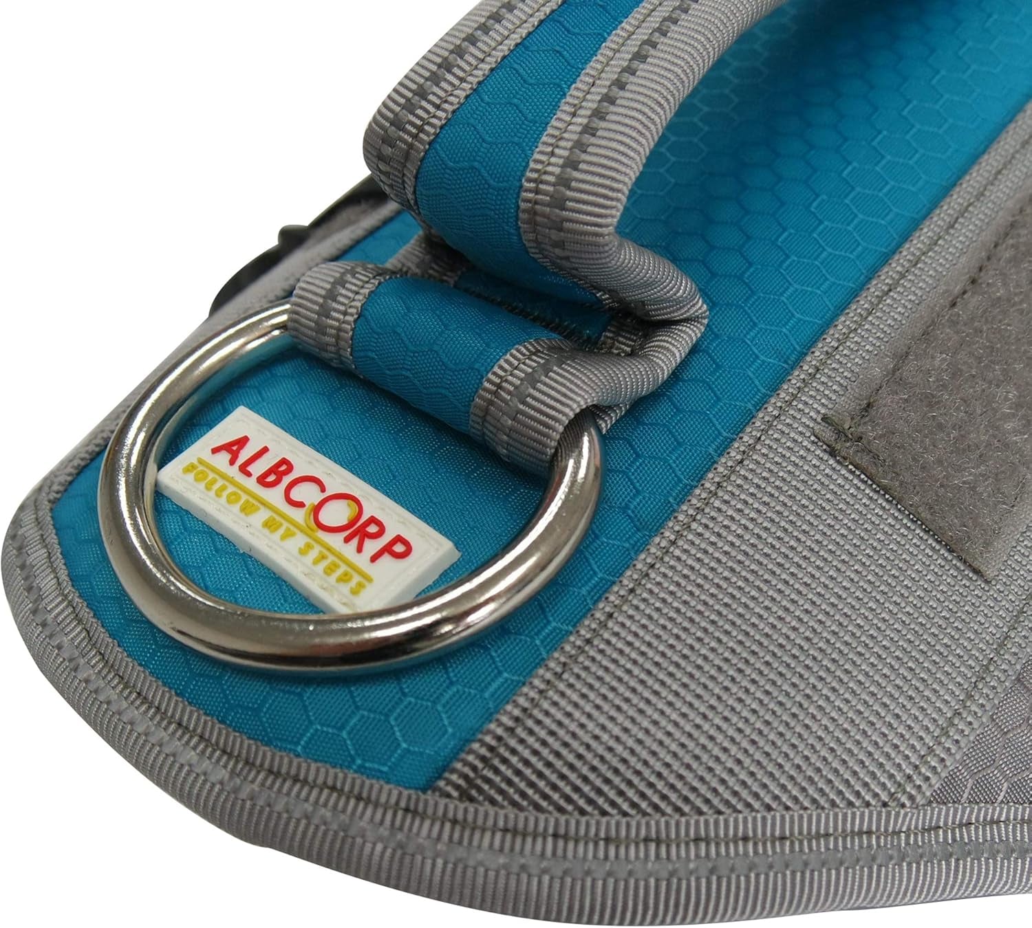 Tactical Working Dog Vest Harness - No-Pull Service Dog Jacket with Reflective Hook & Loop Patches - Padded Handle, Buckles with Quick Release Buttons, Adjustable Straps - Blue, Small